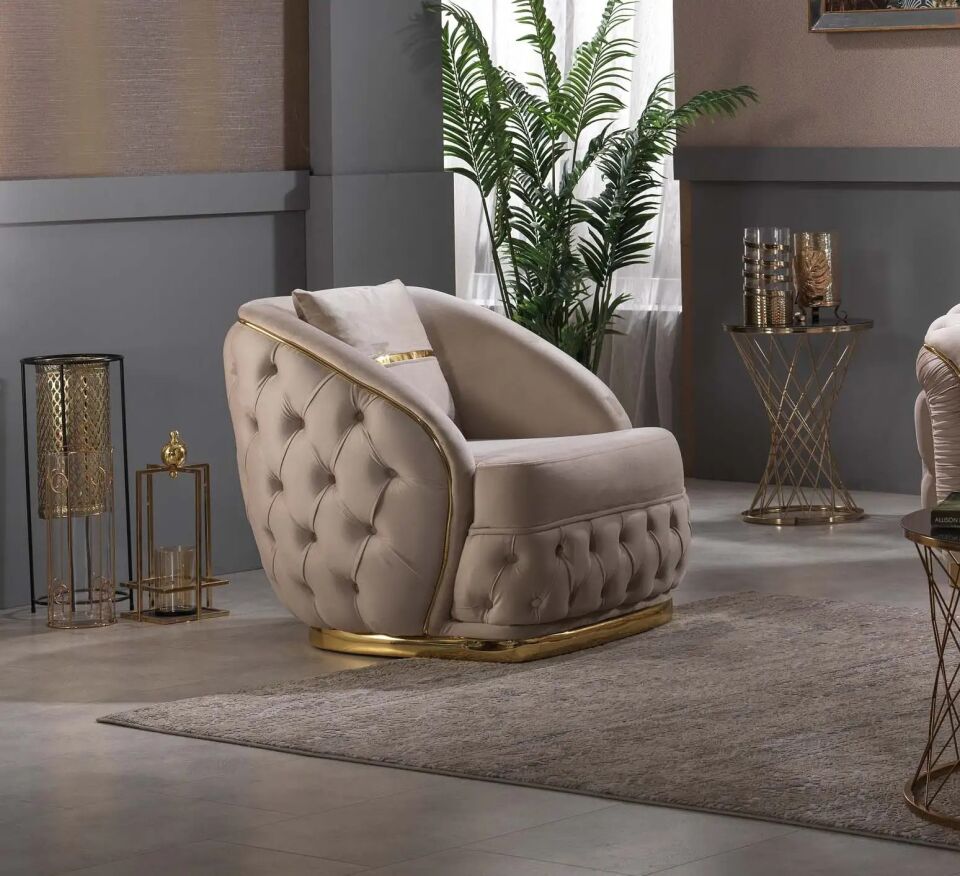 Berjer Chesterfield Tarzı Sabit Ara