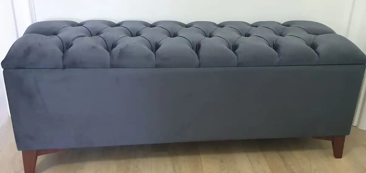 Depo Bölmeli Puf Chesterfield