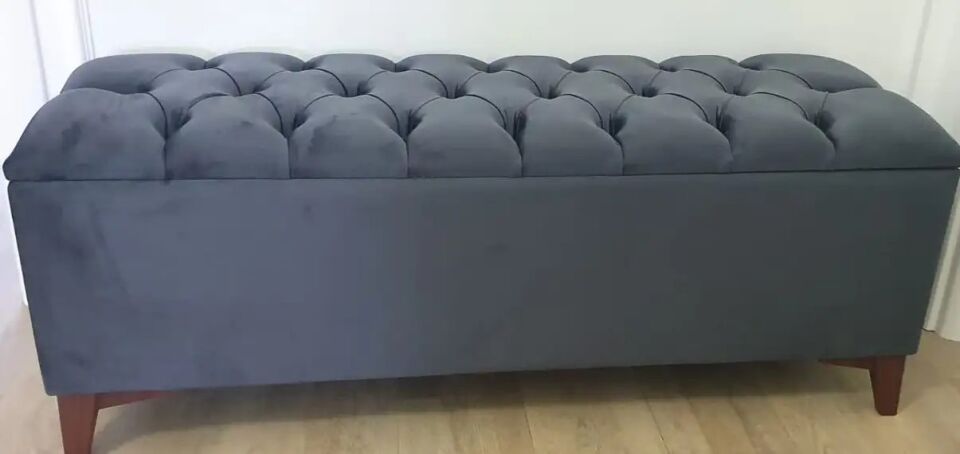 Depo Bölmeli Puf Chesterfield