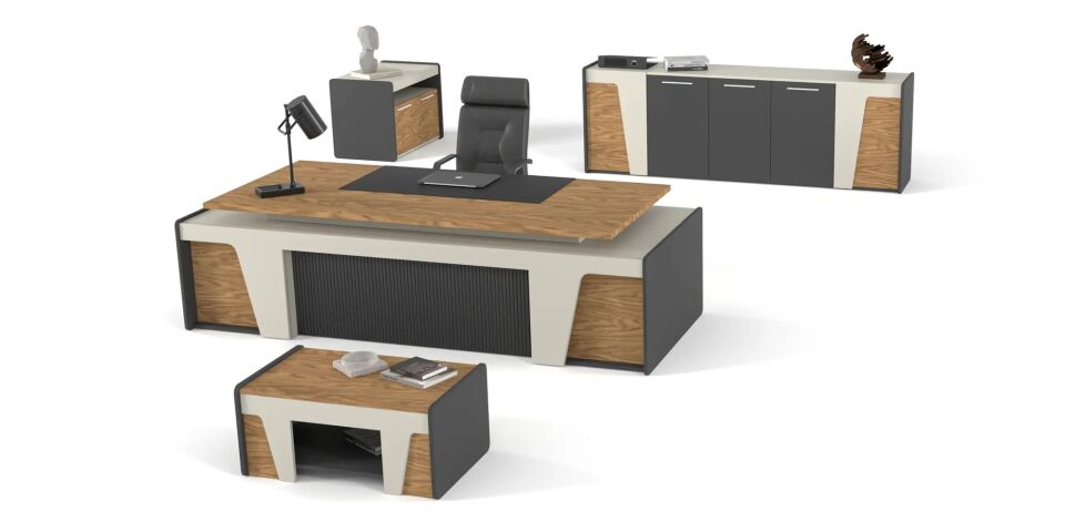 Set Ofis Mobilyası Yönetici Kaplan