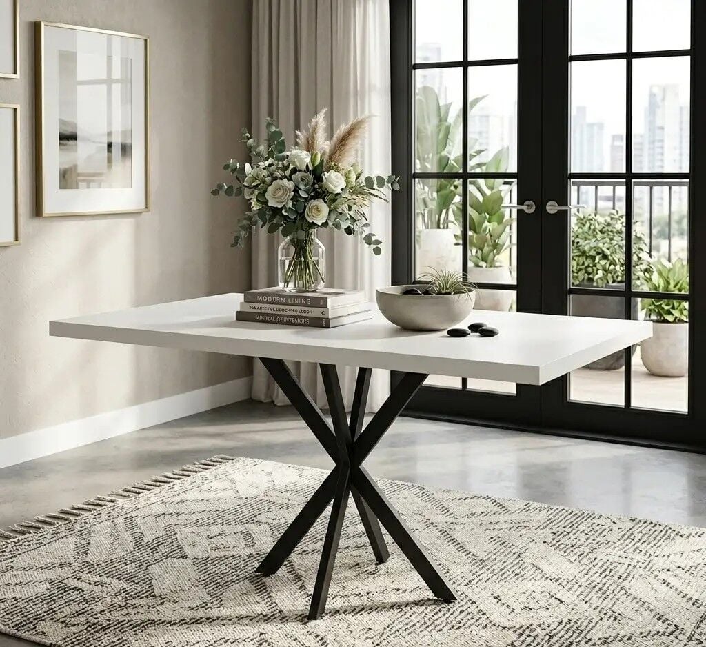 Sabit Dikdörtgen Masa 140*80 cm, Dania