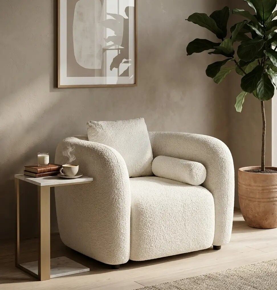 Boucle Spring Modern Berjer