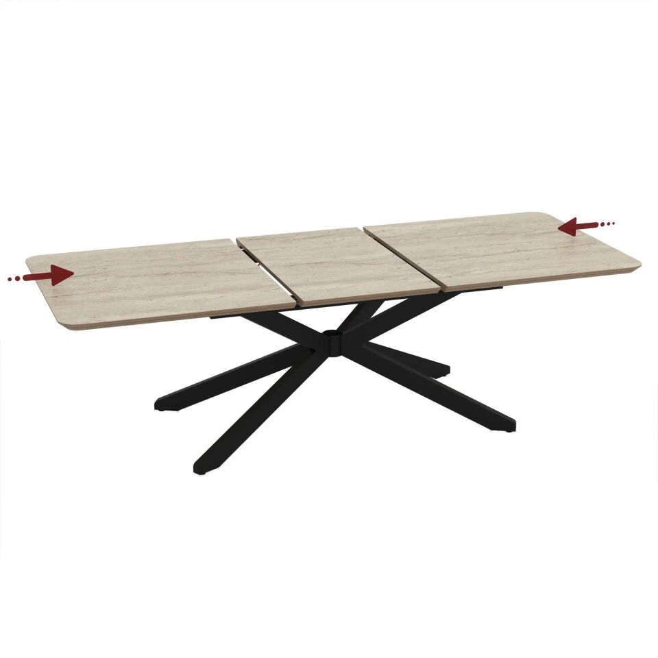 Traverten MDF Açılır Masa, Noe
