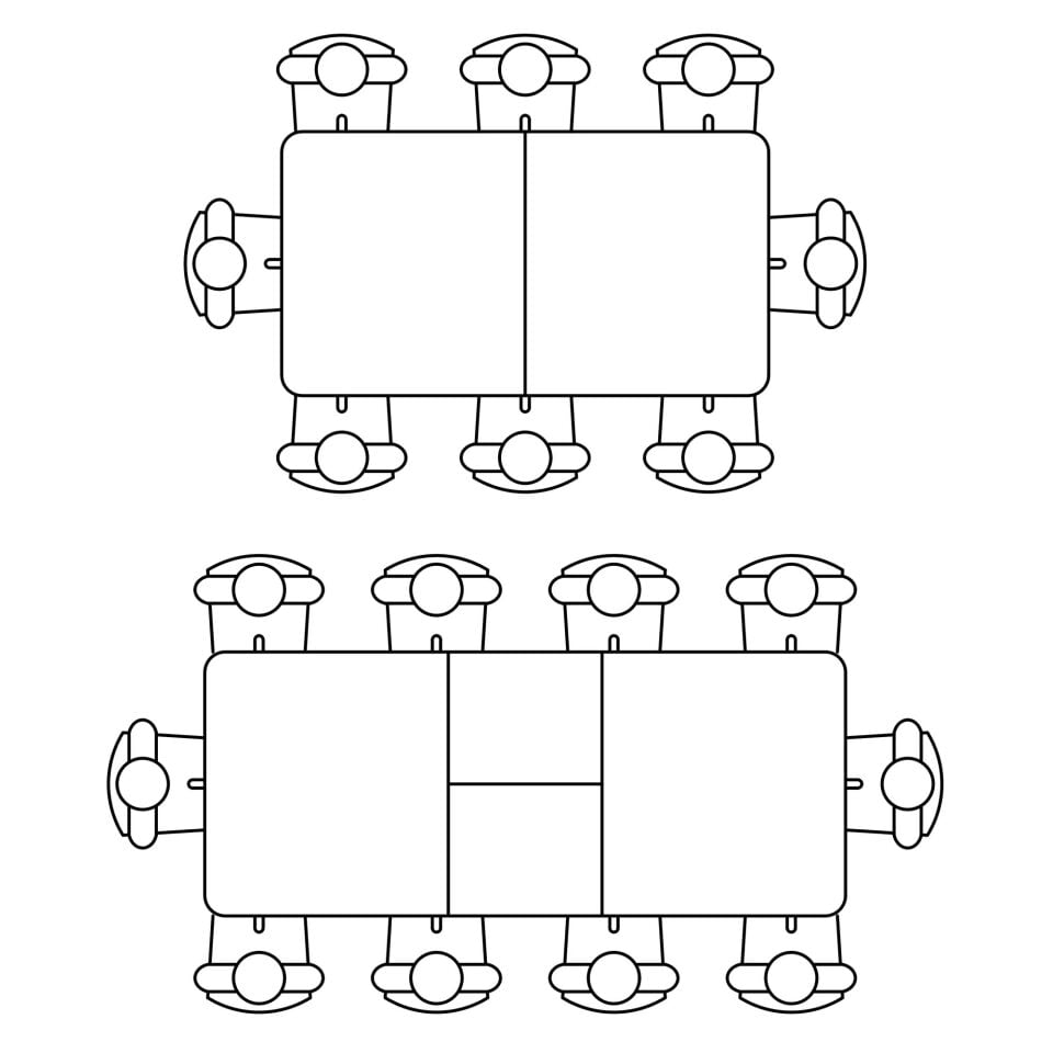 Gri Mermer Desenli MDF Açılır Masa, Noe