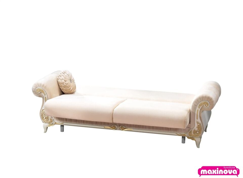 Set yataklı kanepe ve berjerler Sehrazat 3+1+1, yeşil