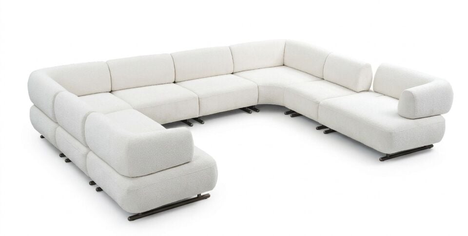 Puflu Modüler Köşe Takımı Dolce Home