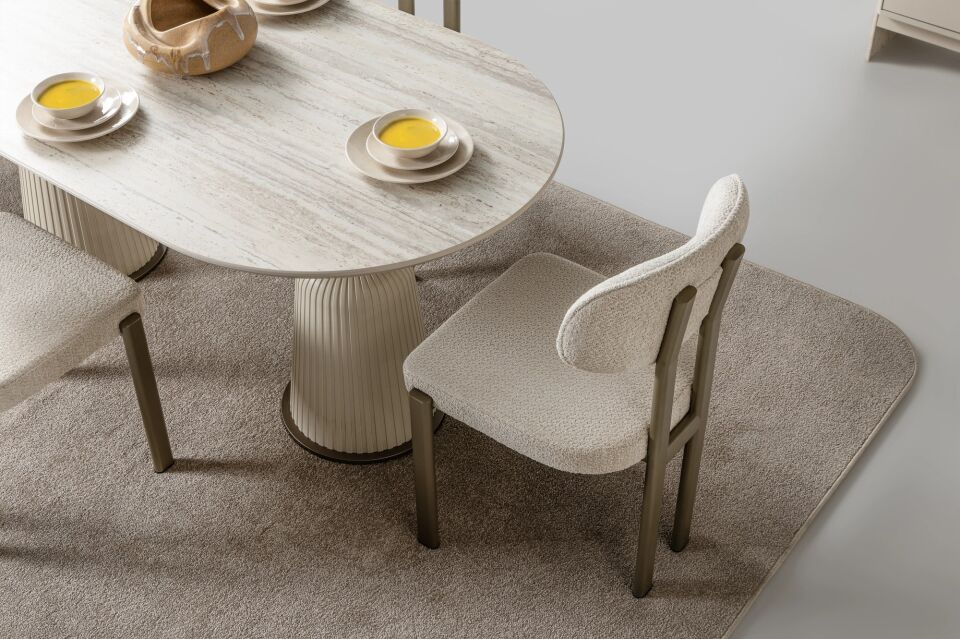 Salon Masası Traverten 190*92*76 cm Bern