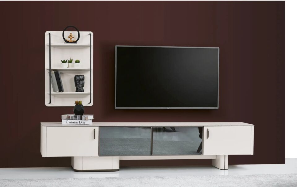 TV Ünitesi ve Raflı Space