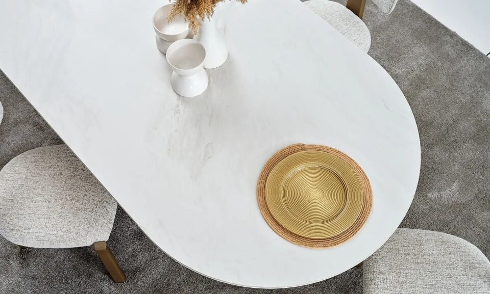 Seramik Oturma Odası Masası Palermo