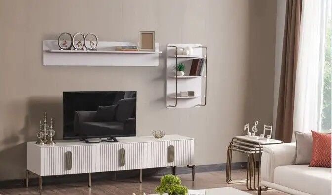 TV Ünitesi ve Raflı Grande