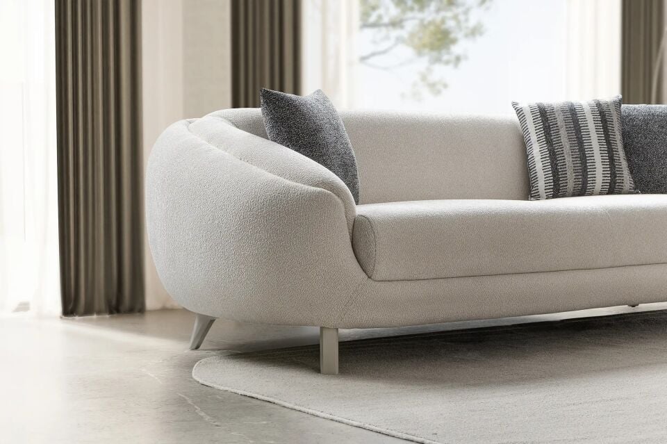 Boucle Jesse Modern 3 Kişilik Kanepe