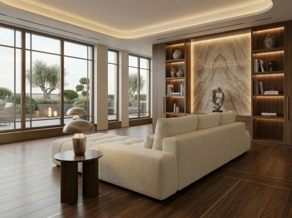 Yataklı Köşe Takımı Modern Boucle Alda