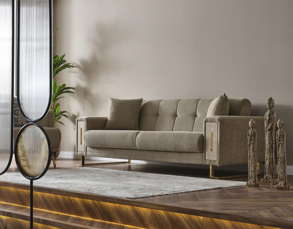 Yataklı Kanepe ve Berjer Takımı Loft 3+1+1